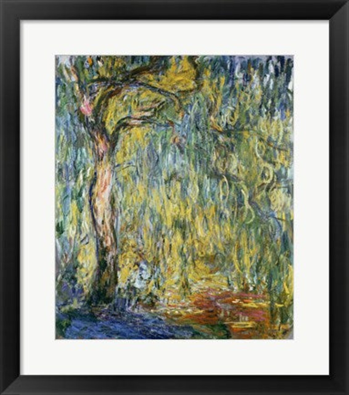 Framed Art The Large Willow at Giverny, 1918 by Claude Monet Wall Decor 18x24 Artwork